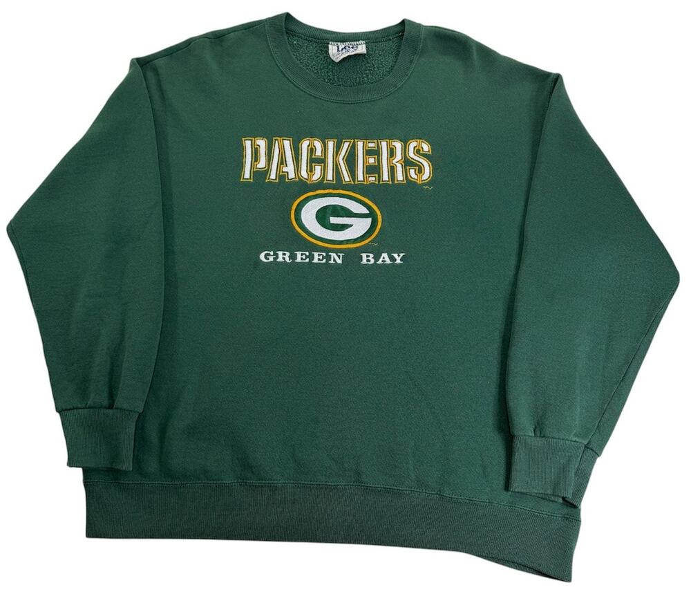 Vintage Green Bay Packers Embroidered Crewneck Lee Sport Men's Large Sweatshirt